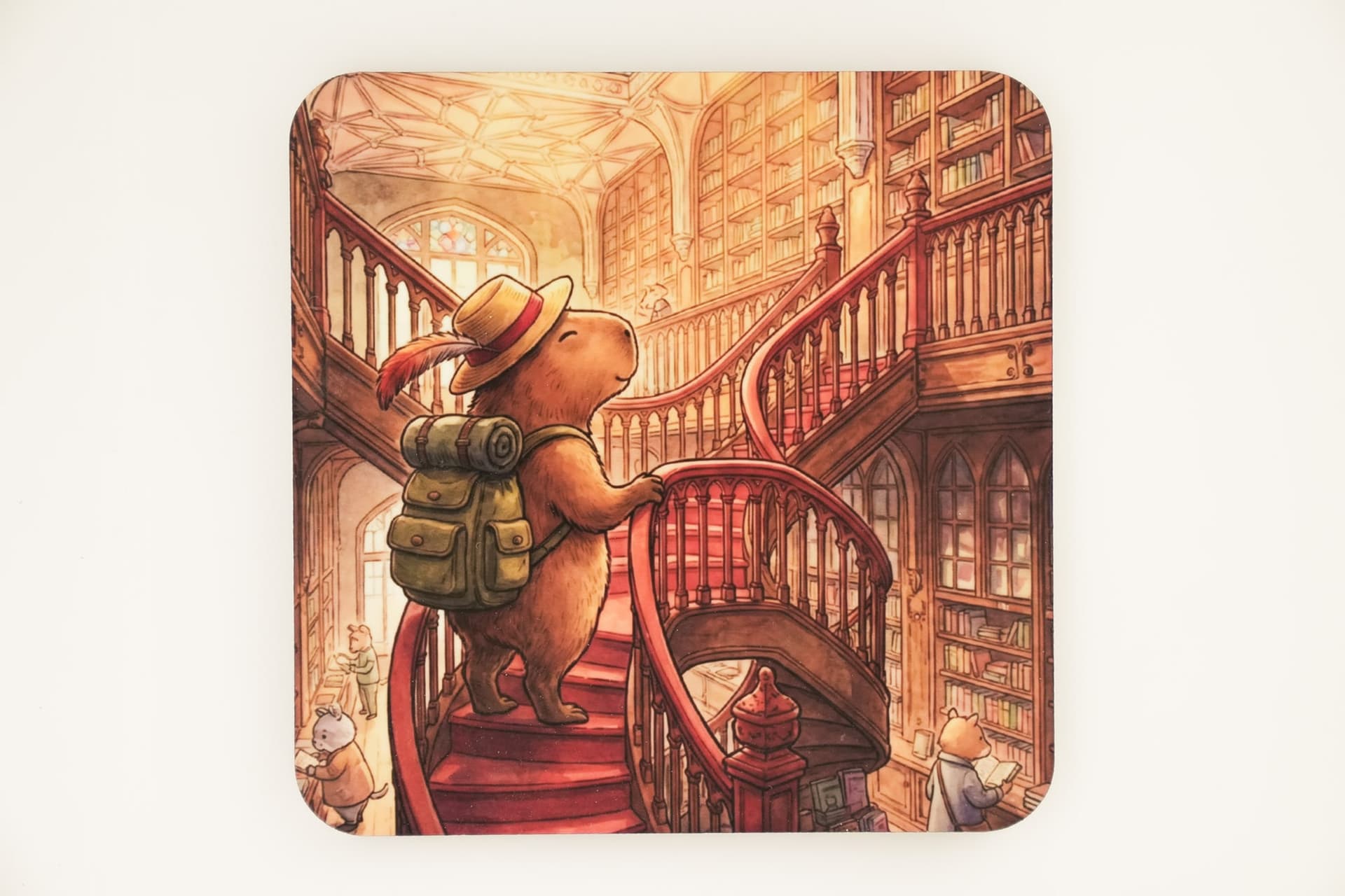 Base de copo · Lello Stairs, de Victor Viana